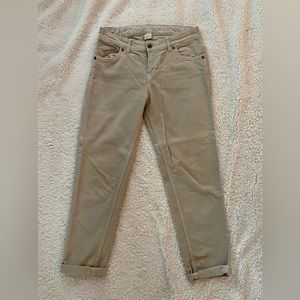 Poetry straight leg corduroys tan size 6